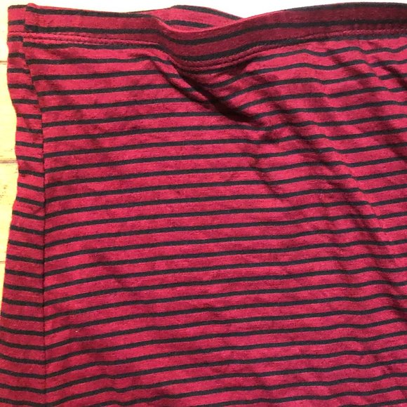 Eight Sixty black and red striped maxi skirt - Picture 4 of 4